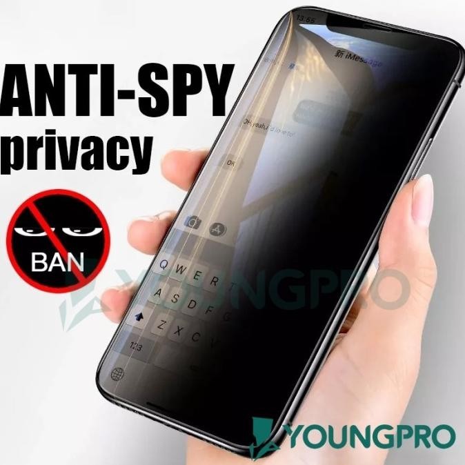 Terbaru Tempered Glass Ceramic Spy Iphone 11 - Anti Gores Spy Matte