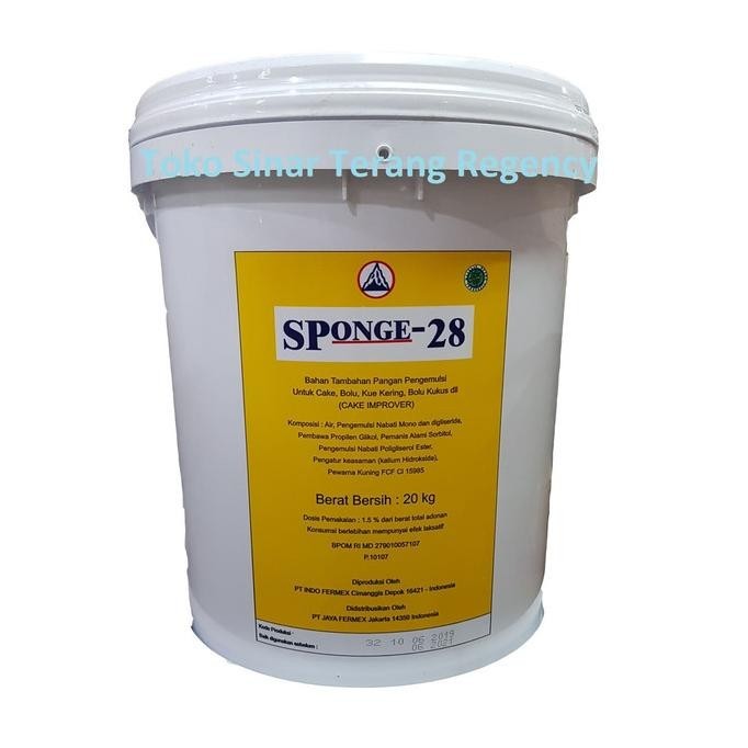

SP / Sponge 28 1 KG Pengembang / pelembut kue GROSIR pail / ember