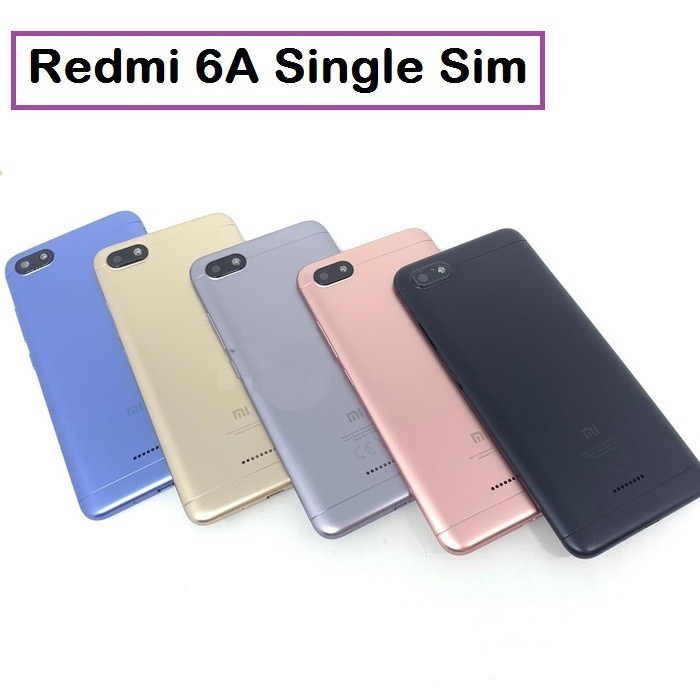 CASING BACKDOOR XIAOMI REDMI 6A SINGLE SIM