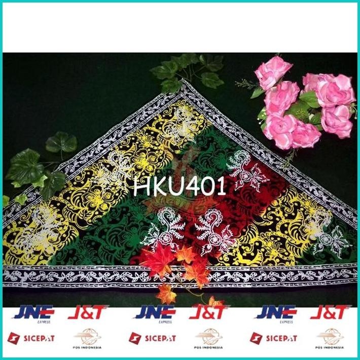 BISMILLAH [401] UDENG BANYUWANGI / UDENG JARANAN / UDENG BATIK ASLI BANYUWANGI BERMOTIF PELANGI TERB