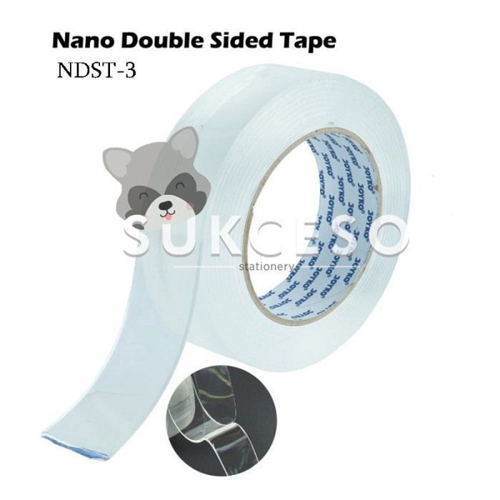 

Joyko Nano Double Side Tape Transaparan Ndst-3 30Mm X 3M Berkualitas