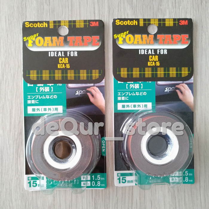 

3M Scotch Doble Sided Foam Tape Car Kca-15 Dobel Tape Untuk Body Mobil