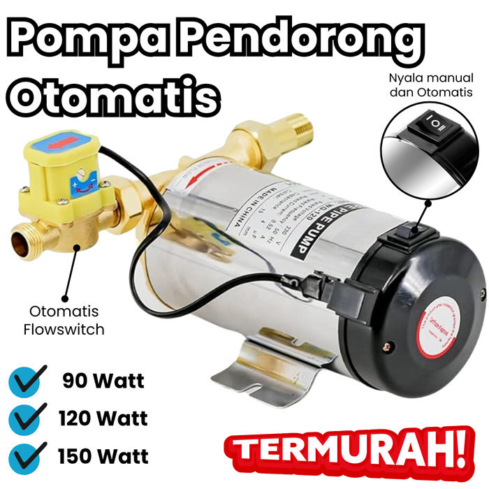 POMPA BOOSTER PUMP MESIN POMPA DORONG OTOMATIS POMPA WATER HEATER