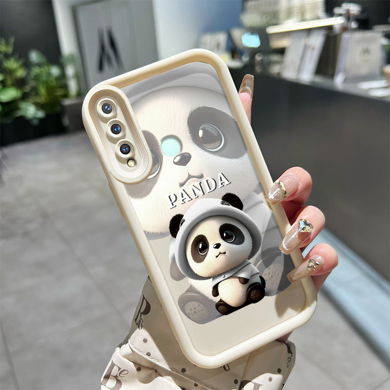 Casing Hp VIVO Y19 VIVO Y5s Case Softcase pelindung silikon Kesing sarung HP pola bayi Panda casing 