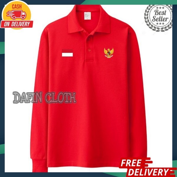 Seragam Merah Putih Baju Logo Burung Garuda Kaus Kemerdekaan Indonesia Kao Mera Cewe Cowo Kek Peta I