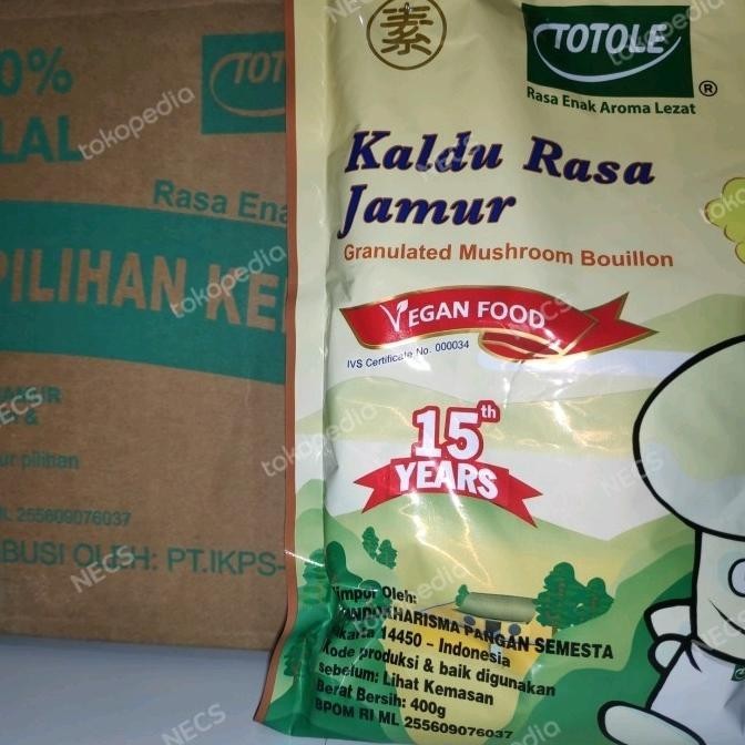 

Totole Kaldu Jamur 400 Gram 1 Karton