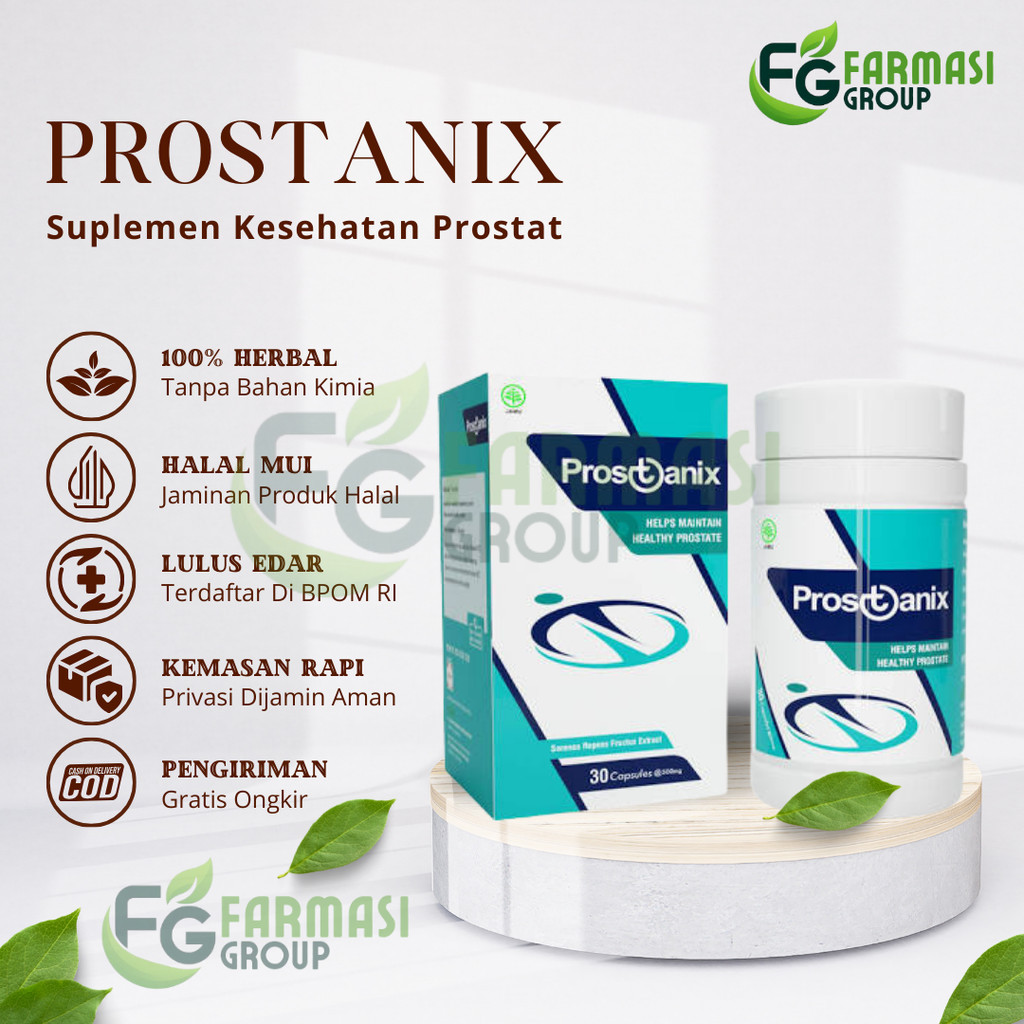 Prostanix Asli Original Obat Herbal Prostat 100% Ampuh