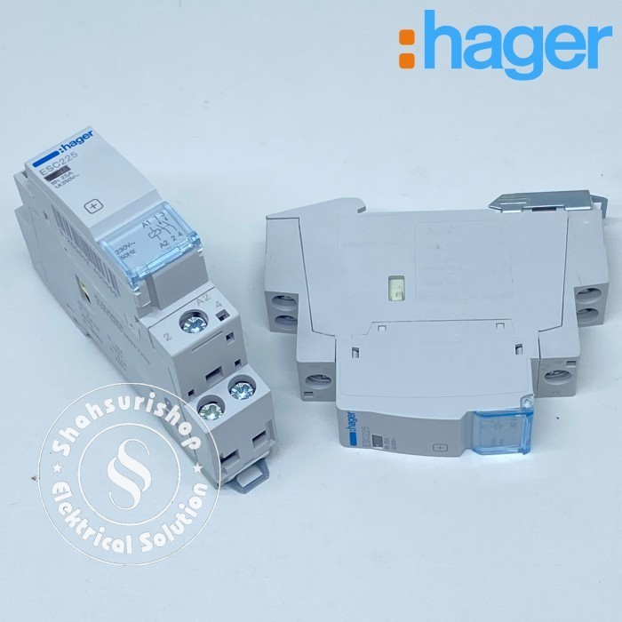 Terbaru Hager Contactor 1 Phase Esc 225 Kontaktor 25 Ampere 250 V Promo Terlaris