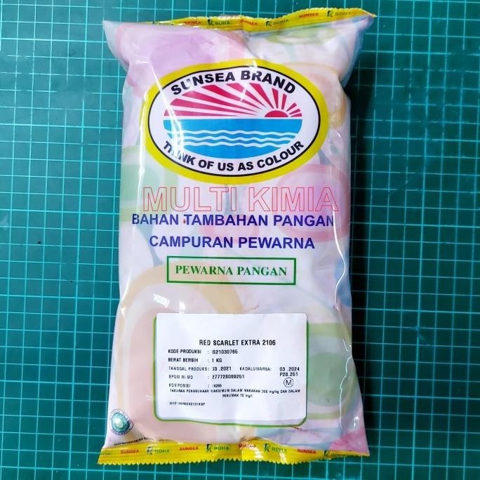 

Pewarna Makanan-Minuman Red Scarlet 2106 Food Grade Merk Roha