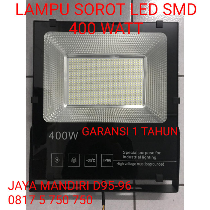 Lampu Sorot Led Smd 400 Watt Flood Light 400Watt 400W 400 W Outdoor Ori