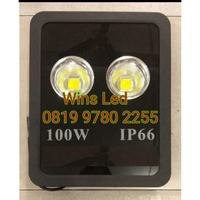 Lampu Sorot Led 100W Flood Cob Mangkok 100Watt Tembak 100 Watt Ori