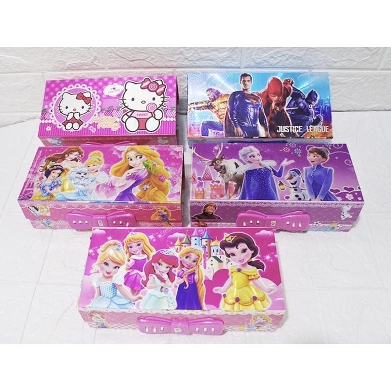 

et-98 Tempat Pensil kode Susun 3D Hologram Tepak pensil Karakter Study set Alat tulis sekolah 3D Hemat