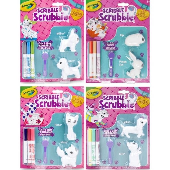 

Crayola Scribble Scrubbie Pets 2 Pack - Mainan Mewarnai Anak