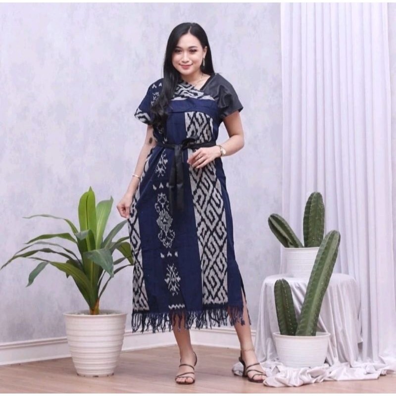 Dress Aurora - Dress Tenun Aurora Series - Dress Kondangan - Dress Kekinian