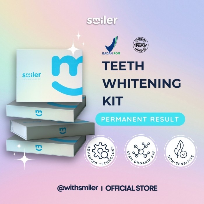 Teeth Whitening Kit - [#1 Teknologi Whitening Kit] - Kit Pemutih Gigi