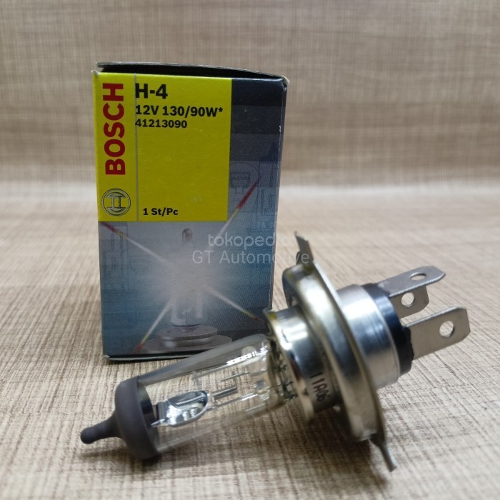 ~~~] Lampu Dop Halogen Bosch Original H4 12v 130/90 Watt Super Terang Warna Kuning