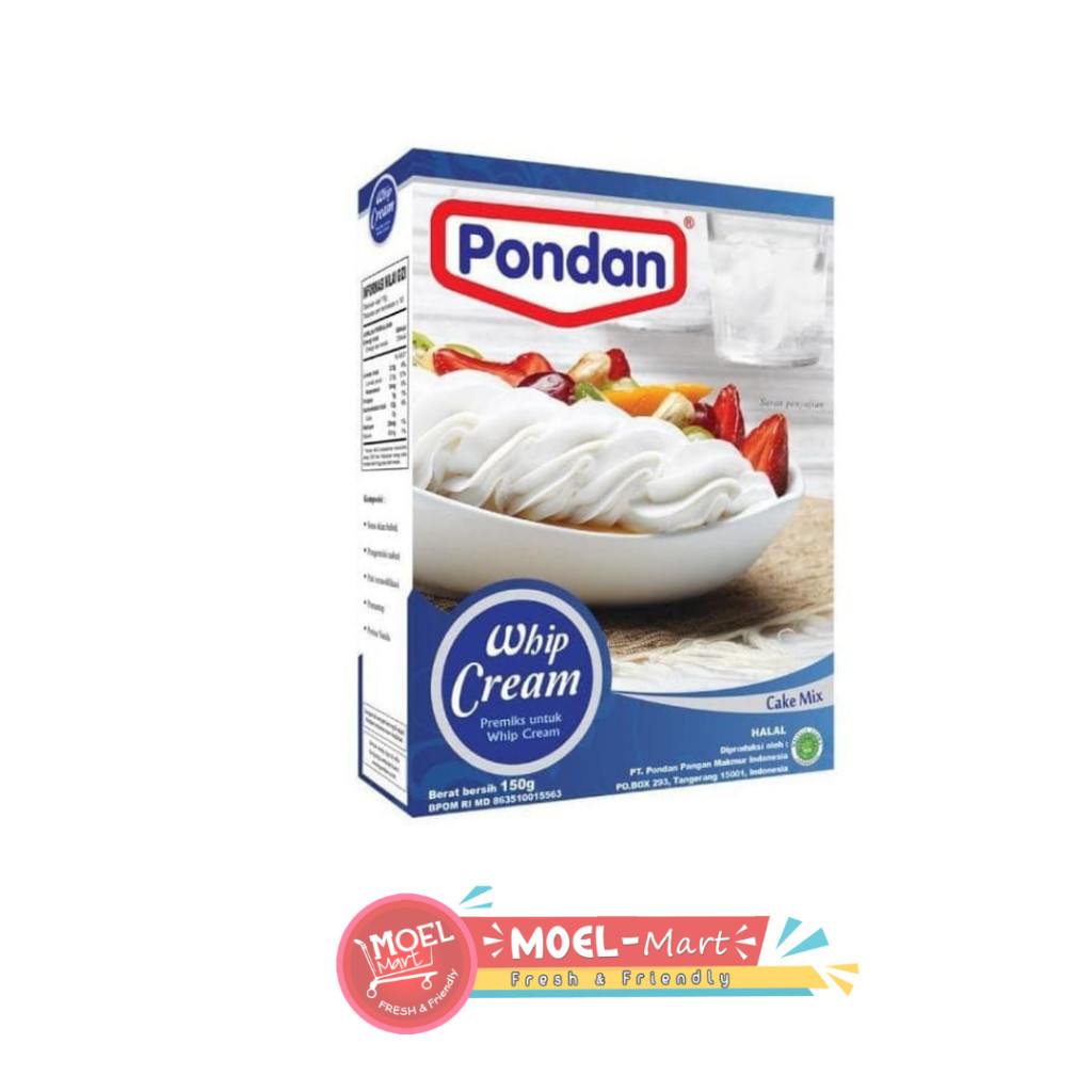 

PONDAN WHIP CREAM 150GR