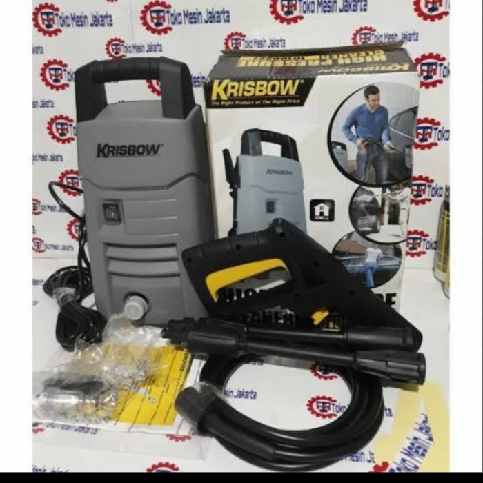 Mesin Cuci Mobil High Pressure Cleaner Krisbow 90 Bar