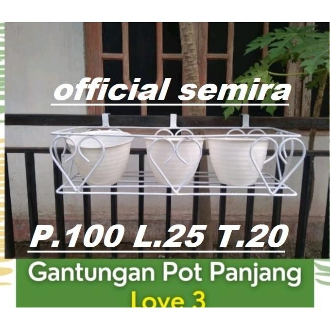 GANTUNGAN POT PAGAR/GANTUNGAN PAGAR/STANDING POT/RAK BUNGA BESI