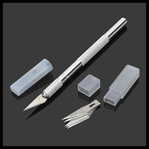

BEST DEAL PISAU UKIR SENI SILVER METAL CARVING KNIFE PEN CUTTER ENGRAVING !!!