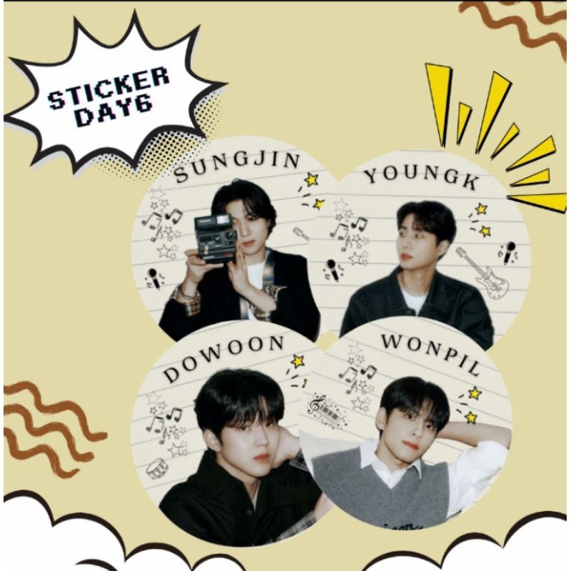 

STICKER KPOP DAY6 WTTS (PO BACA DESKRIPSI)