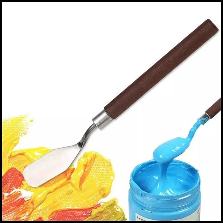 

DISKON 5PCS PISAU PALET PAINTING KNIFE SPATULA DEKORASI KUE LUKIS UKIR !!!!!!