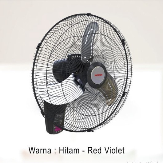 Maspion Wall Fan + Remote 18inch PW1811RC Power Fan Aluminium Bearing
