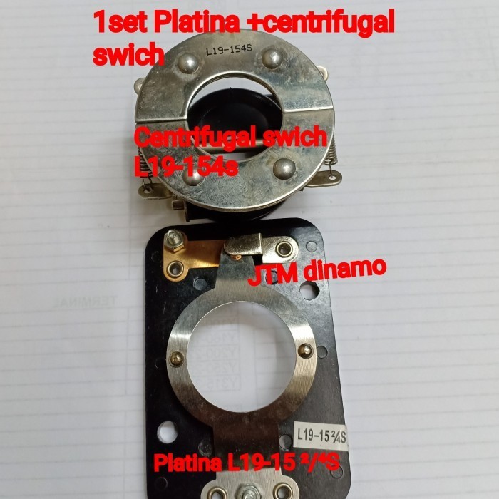 Platina L19-15 / S + Centrifugal swich L19-154S -Platina dinamo