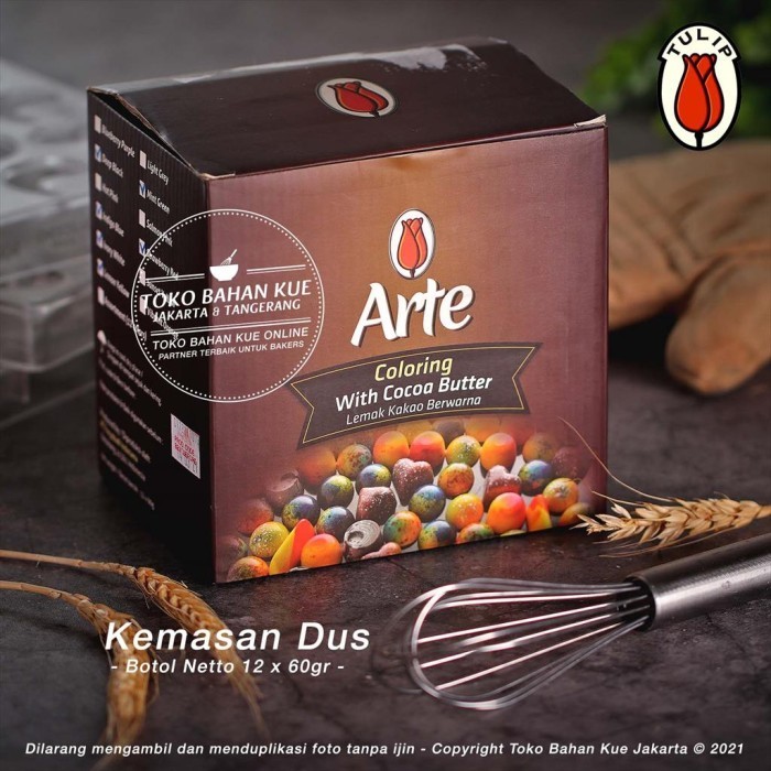 

Tulip Arte Chocolate Coloring Mint Green Cocoa Butter Pewarna Hijau