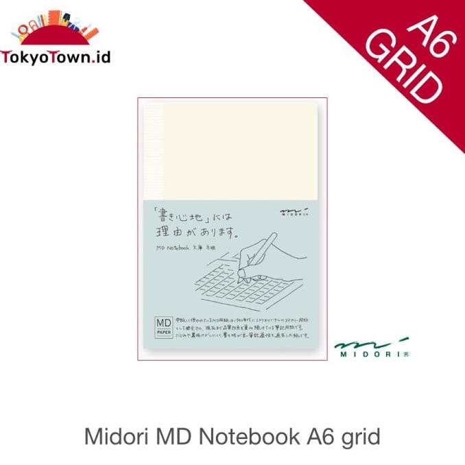 

MD Midori Notebook A6 grid
