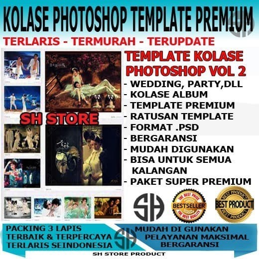 

Paket Template Wedding psd photoshop Kolase jilid 2