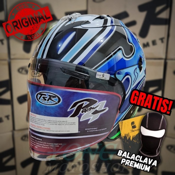 Helm Tsr Ram 4 Green Nakano Shuriken Original Half Face Tsr Helmet Ram