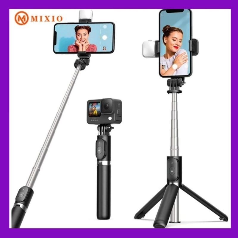 TONGSIS MIXIO + BLUETOOTH SHUTTER + LAMPU