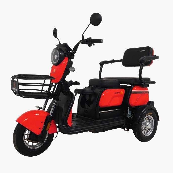Motor Listrik Exotic Sierra Roda 3 48V800W Electric Motorcycle