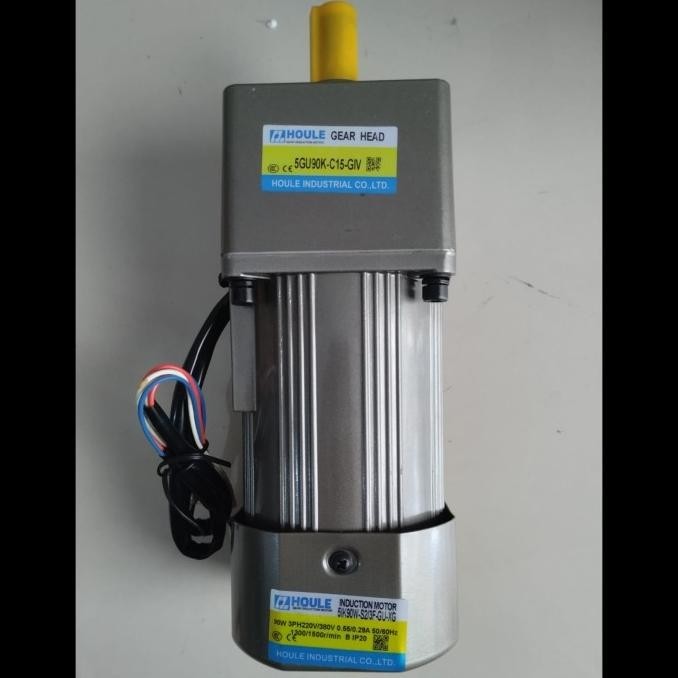 AC motor gearbox HOULE 220/380V 90W 3 Phase