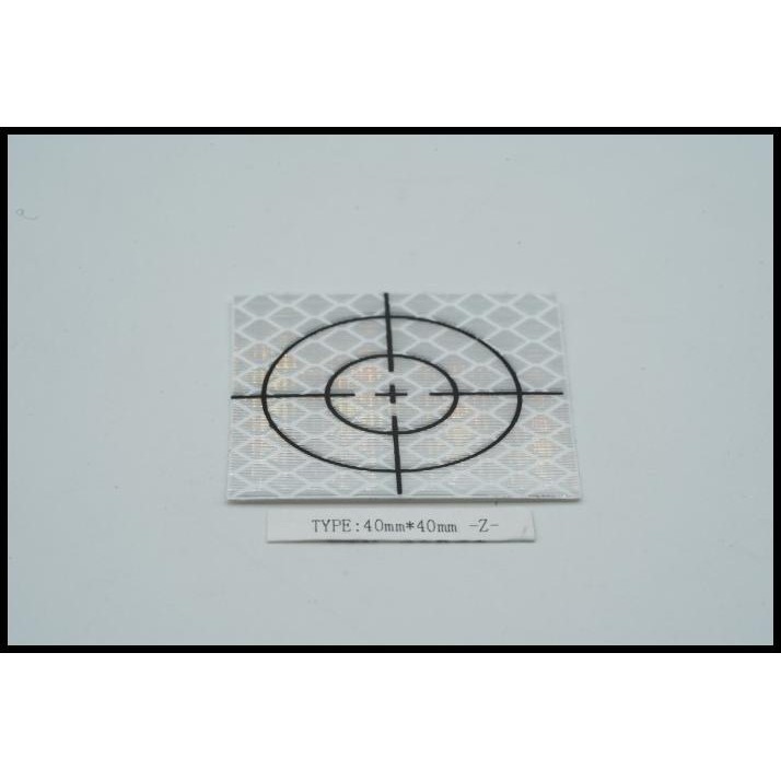 

TERMURAH REFLECTOR 40X40MM 40 X 40 MM SHEET SILVER - SURVEY STICKER TARGET