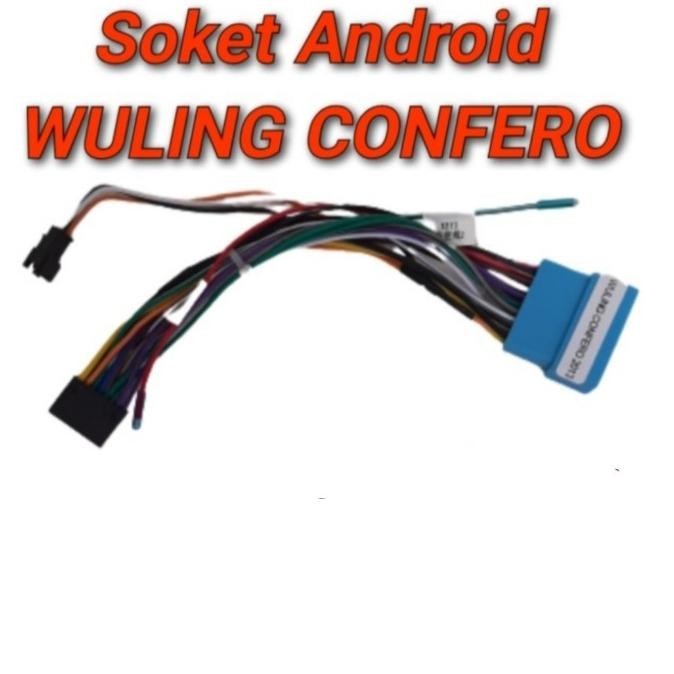 Update neet socket-soket double din android wuling plug & play Berkualitas