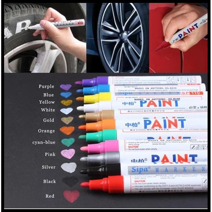 

TERBARU SPIDOL BAN BARET LECET MARKER CAR SCRATCH REPAIR PAINT PEN WARNA ORI !!!