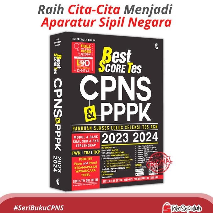 

Buku Tes CPNS PPPK - Best Score Tes CPNS & PPPK 2023 2024
