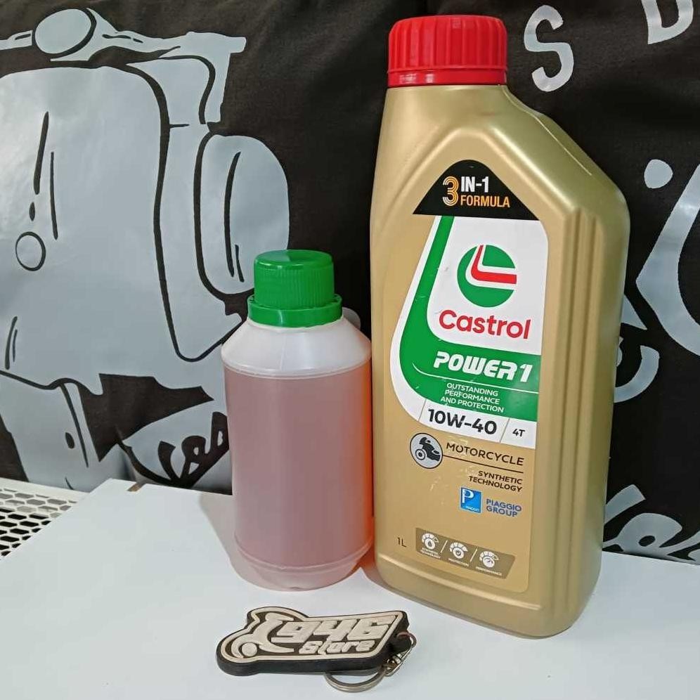 BDG Paket Oli Mesin Vespa Sprint / Primavera / LX / S / GTS 3V Iget 1300ml TERLARIS