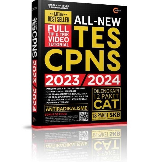 

Buku Mega Best Seller All New Tes CPNS 2023 2024