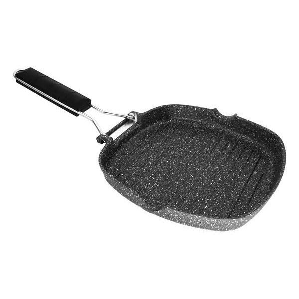 Alat Panggang Grill Pan Lipat Akebono 20 Cm / Wajan Panggangan