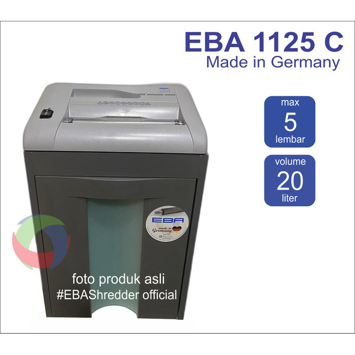 

Paper Shredder EBA 1125 C Penghancur Kertas Made In Germany