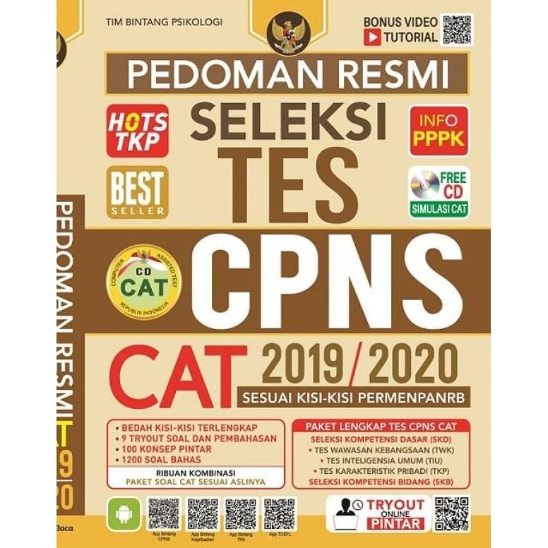 

PEDOMAN RESMI SELEKSI TES CPNS CAT 2019/2020 (FREE CD)