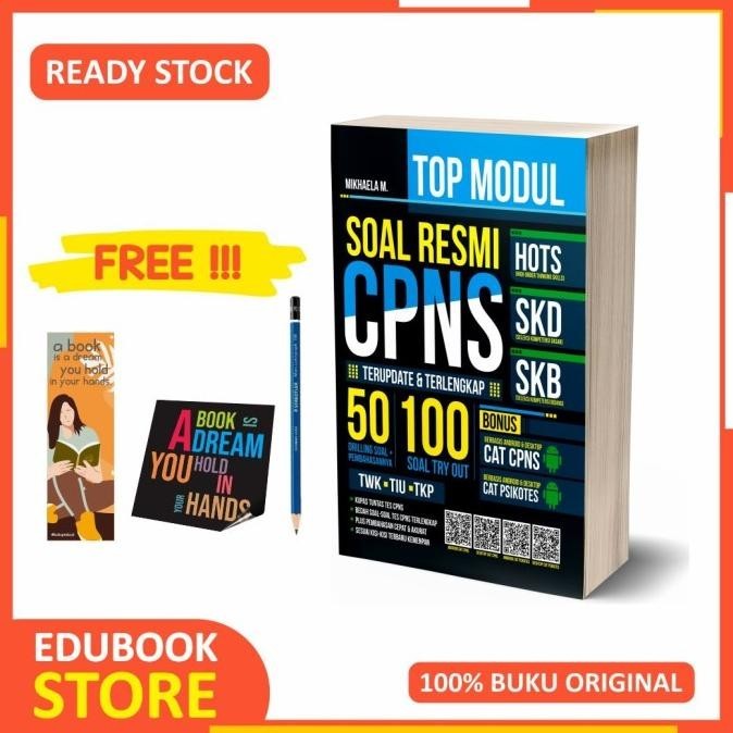

BUKU SOAL RESMI CPNS TOP MODUL TERUPDATE & TERLENGKAP -