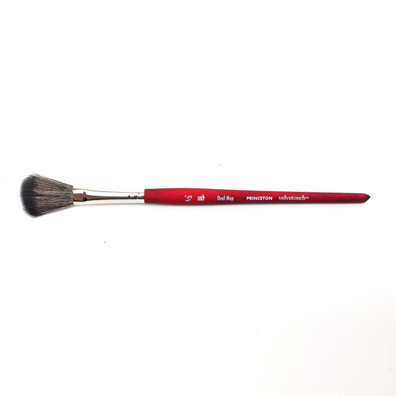 

Princeton Velvetouch Synthetic Short Handle Oval Mop Sz 1/2In