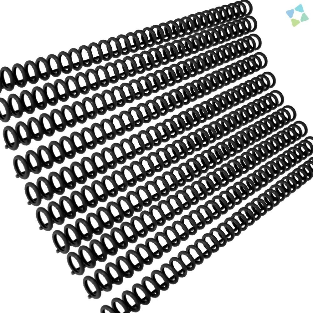 

KW-trio 10pcs Plastic 30-Hole Loose Leaf Binders Ring Binding Spines Combs 85 Sheets Capacity for DIY Paper Notebook Album Office School Supplies