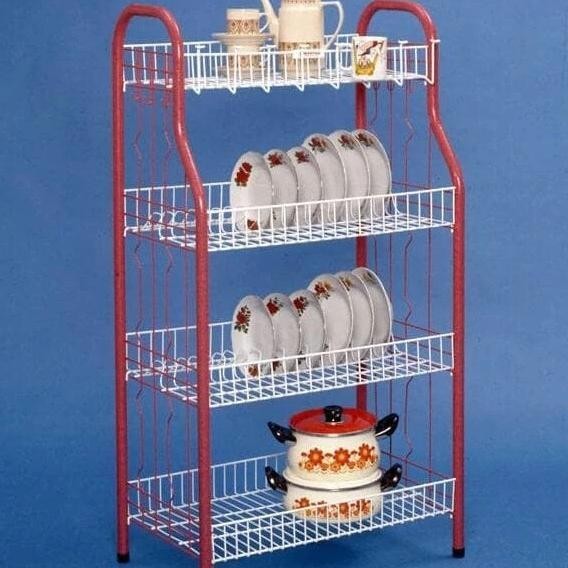 rak piring Jaman dulu rak piring dragon susun 4 besi rak jadul susun 4