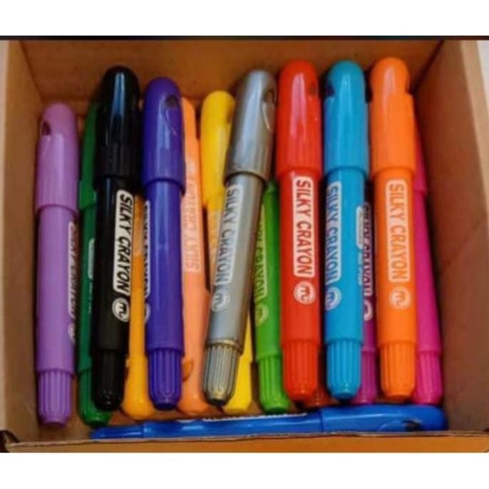 

Mideer Washable Silky Crayon 24 / 36 Krayon Warna Anak Mudah Di Hapus