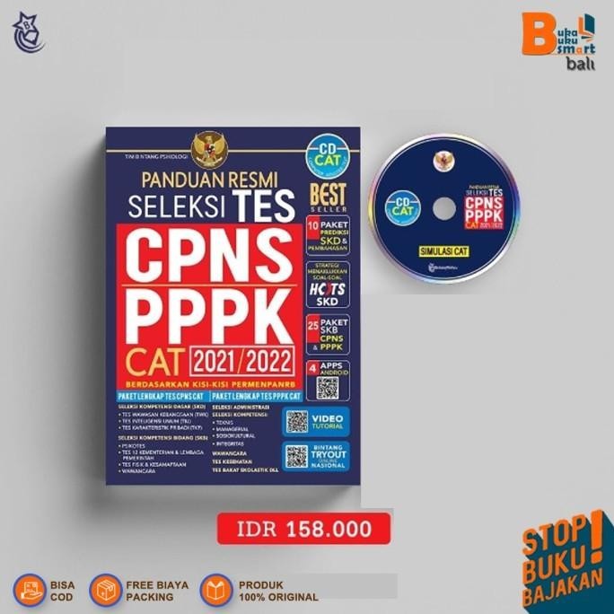 

Panduan Resmi Seleksi Tes CPNS & PPPK CAT 2021/2022 + CD